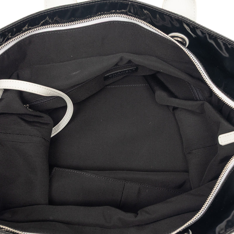 Coated Canvas La Pausa Bay Shopping Satchel - Image 4