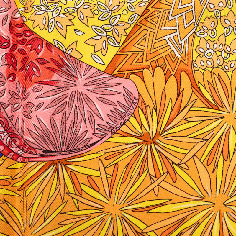 Ombres et Lumieres Silk Scarf 90 - Image 6