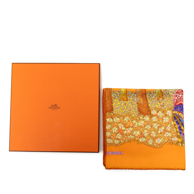 Ombres et Lumieres Silk Scarf 90 - Image 7