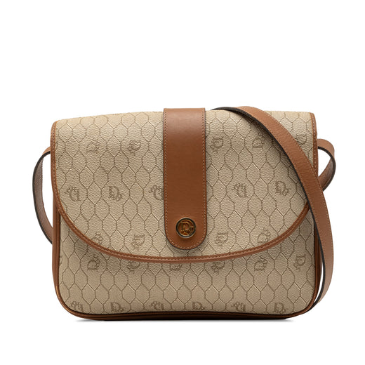 Honeycomb Coated Canvas Crossbody - Image 1
