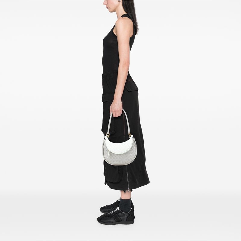 Small Bicolor Lambskin Intrecciato Gemelli Bag - Image 10