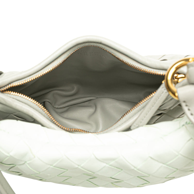 Small Bicolor Lambskin Intrecciato Gemelli Bag - Image 4
