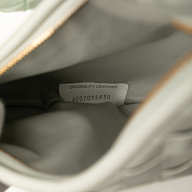 Small Bicolor Lambskin Intrecciato Gemelli Bag - Image 6