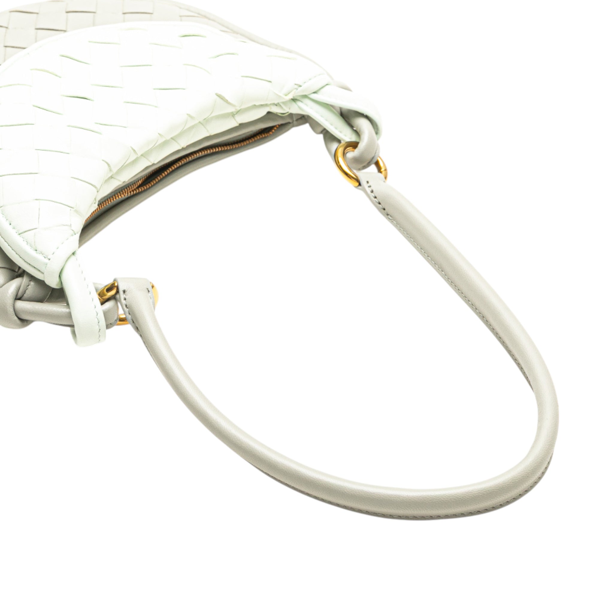 Small Bicolor Lambskin Intrecciato Gemelli Bag - Image 9