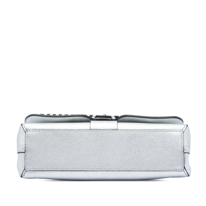 Metallic Cuir Plume Ecume Very Chain Bag - Image 3