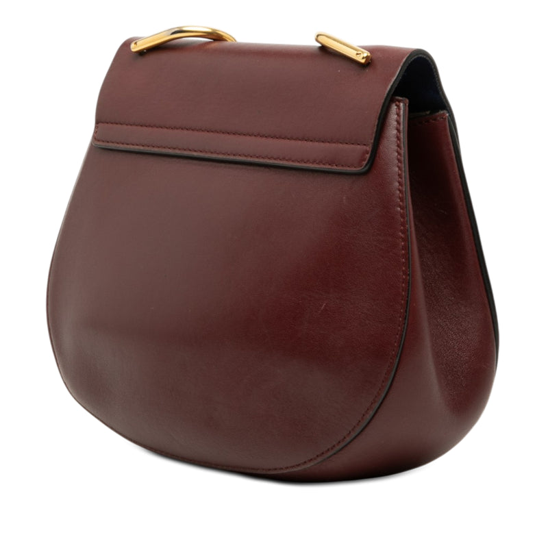 Small Bicolor Suede and Calfskin Drew Crossbody - Image 2
