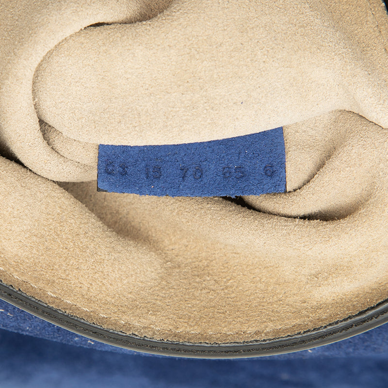 Small Bicolor Suede and Calfskin Drew Crossbody - Image 6