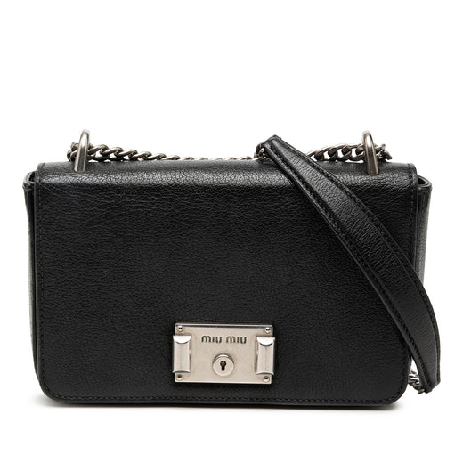 Goatskin Madras Flap Crossbody - Image 1