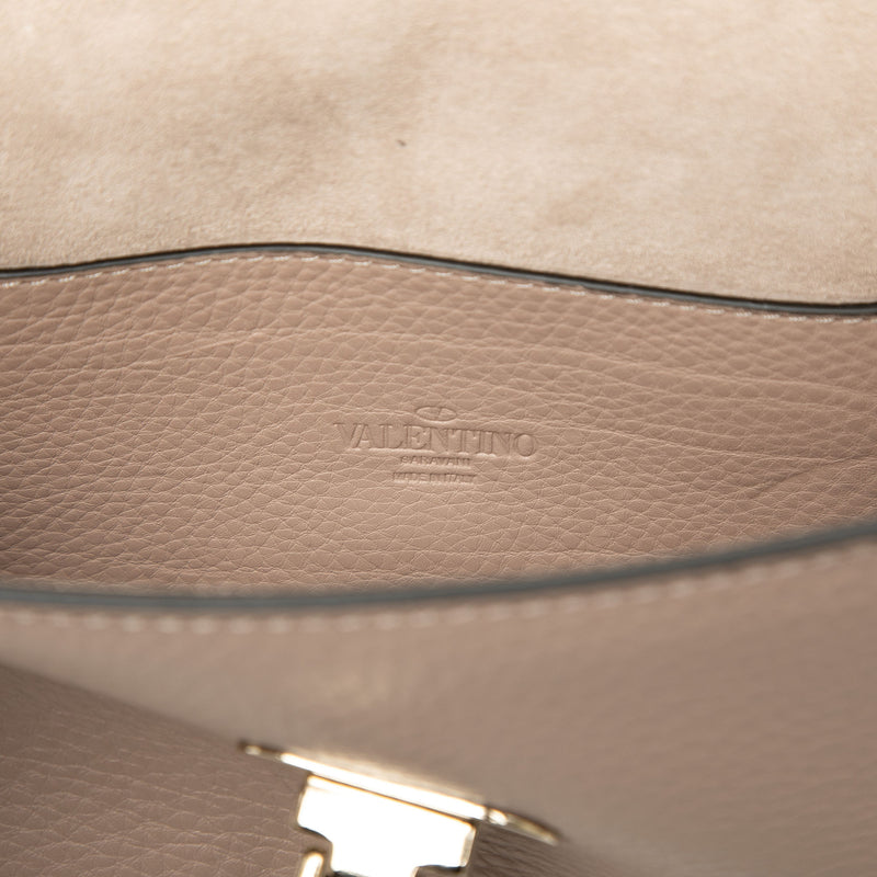 Small Pebbled Calfskin Rockstud Flap Crossbody - Image 5