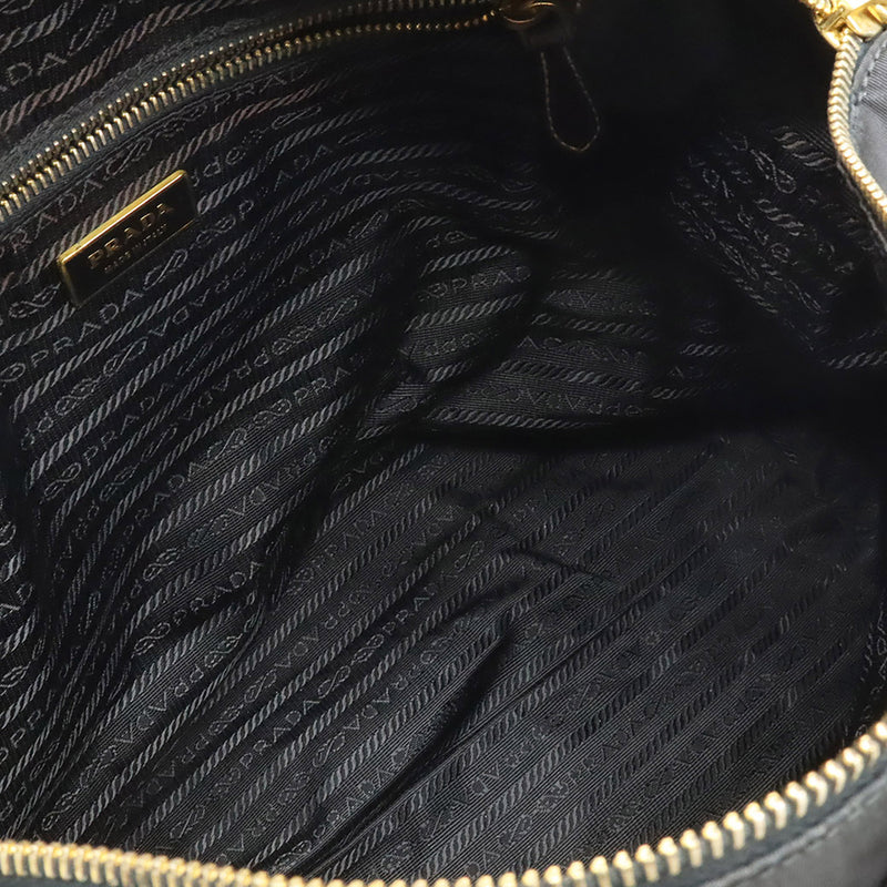 Saffiano Trimmed Tessuto Satchel - Image 3