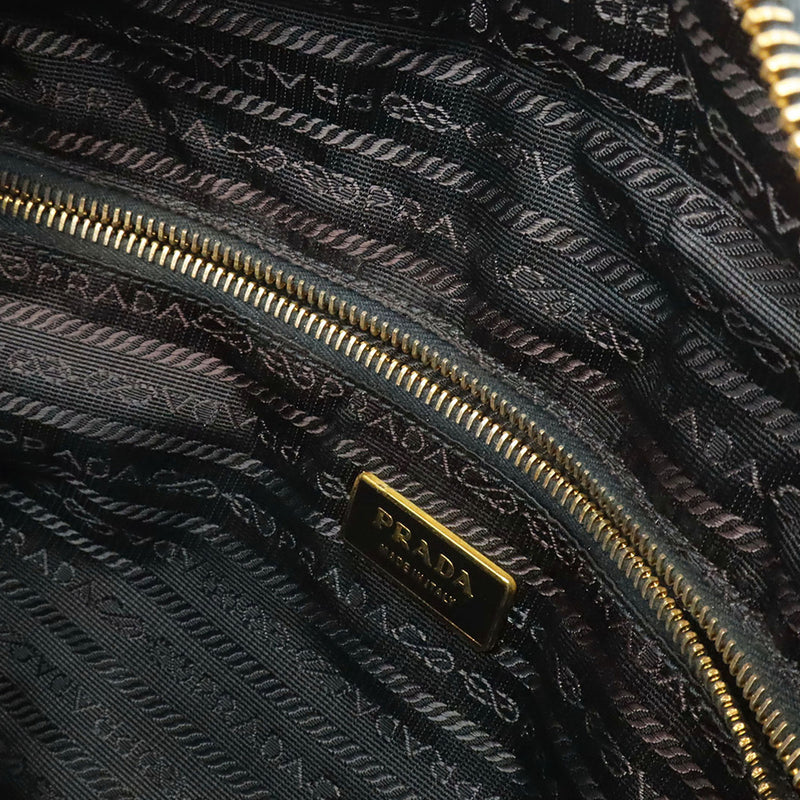 Saffiano Trimmed Tessuto Satchel - Image 4