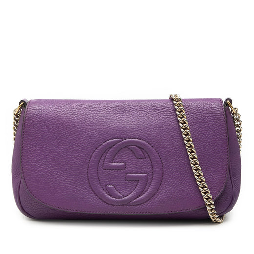 Medium Calfskin Soho Chain Flap Crossbody - Image 1