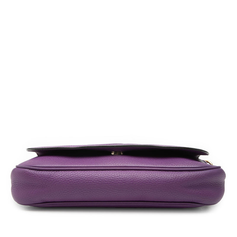 Medium Calfskin Soho Chain Flap Crossbody - Image 3