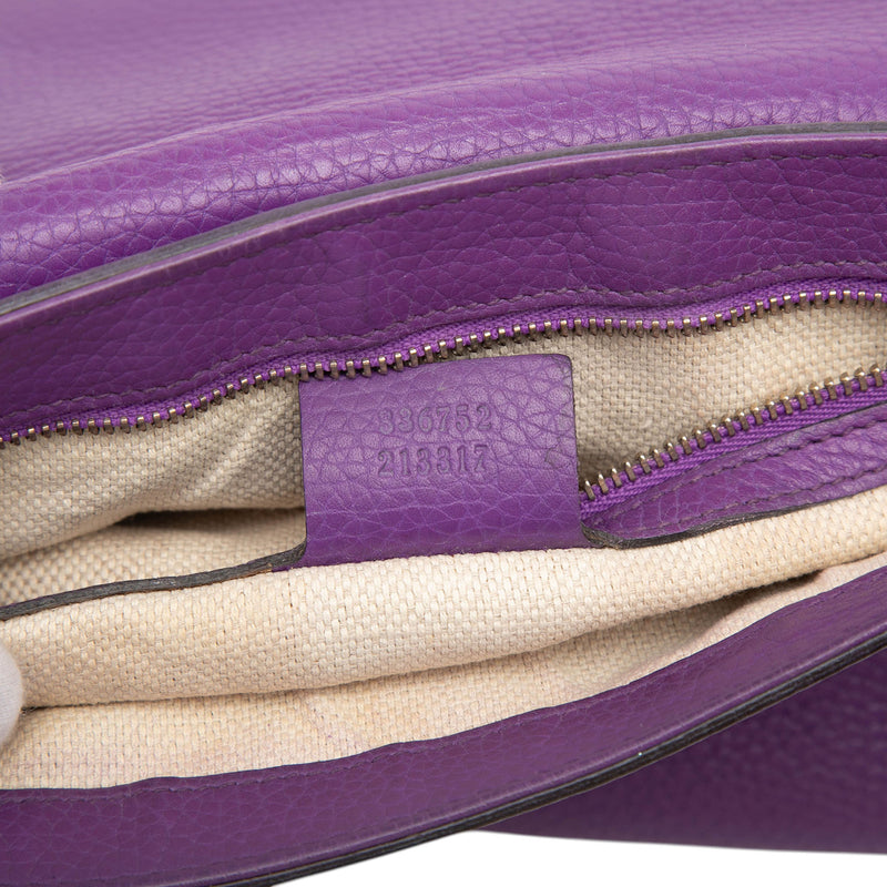 Medium Calfskin Soho Chain Flap Crossbody - Image 6