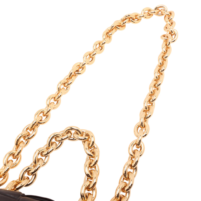 Nappa Intrecciato Padded Chain Cassette Satchel - Image 10