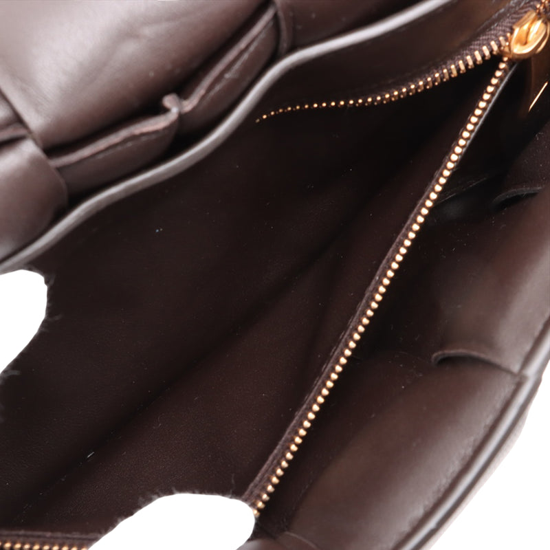 Nappa Intrecciato Padded Chain Cassette Satchel - Image 3