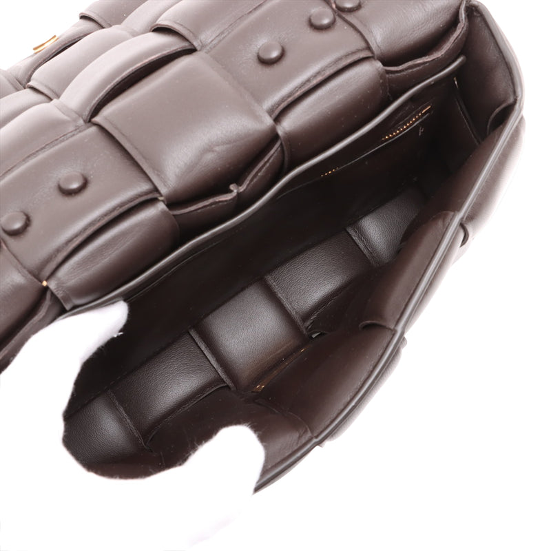 Nappa Intrecciato Padded Chain Cassette Satchel - Image 5