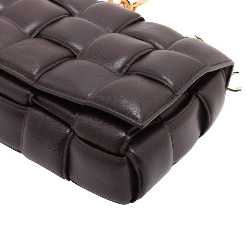 Nappa Intrecciato Padded Chain Cassette Satchel - Image 8