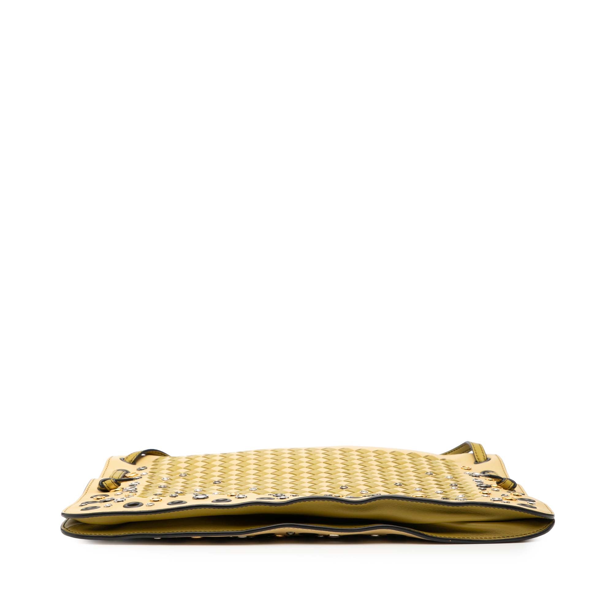 Nappa Intrecciato Check Grommet Palio Crossbody - Image 3