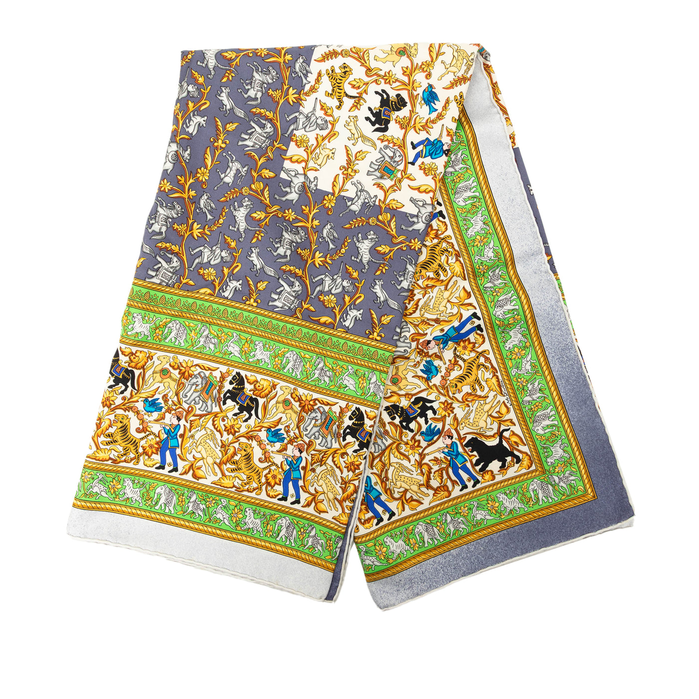 Chasse en Inde Silk Scarf 90 - Image 1