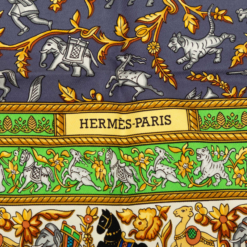 Chasse en Inde Silk Scarf 90 - Image 3