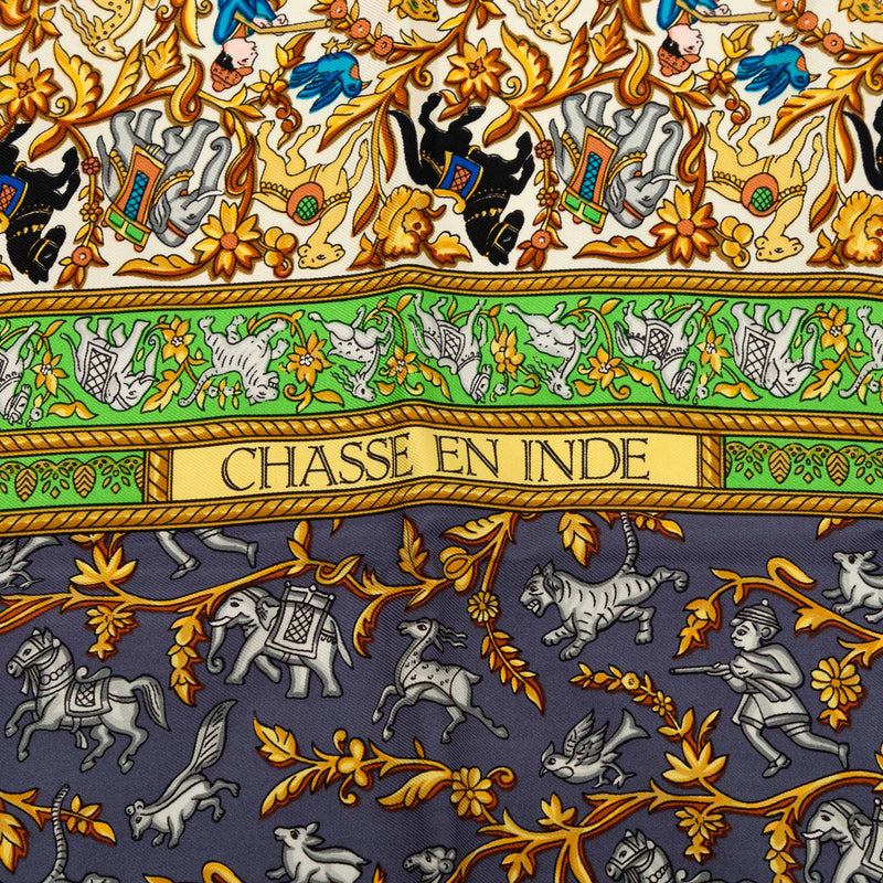 Chasse en Inde Silk Scarf 90 - Image 6