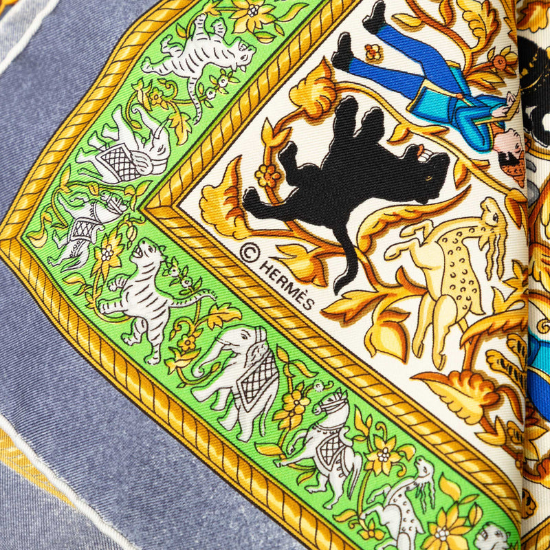 Chasse en Inde Silk Scarf 90 - Image 7