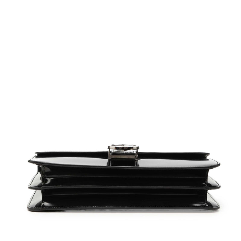 Medium Patent Interlocking G Crossbody - Image 3