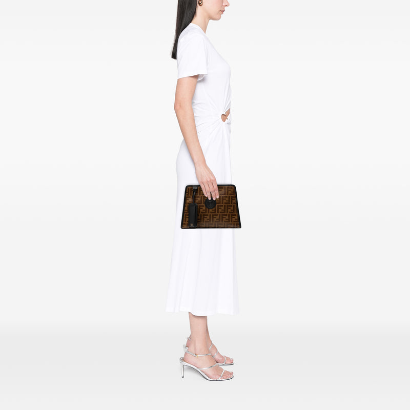 Small Zucca Coated Canvas Peekaboo Defender - Image 6