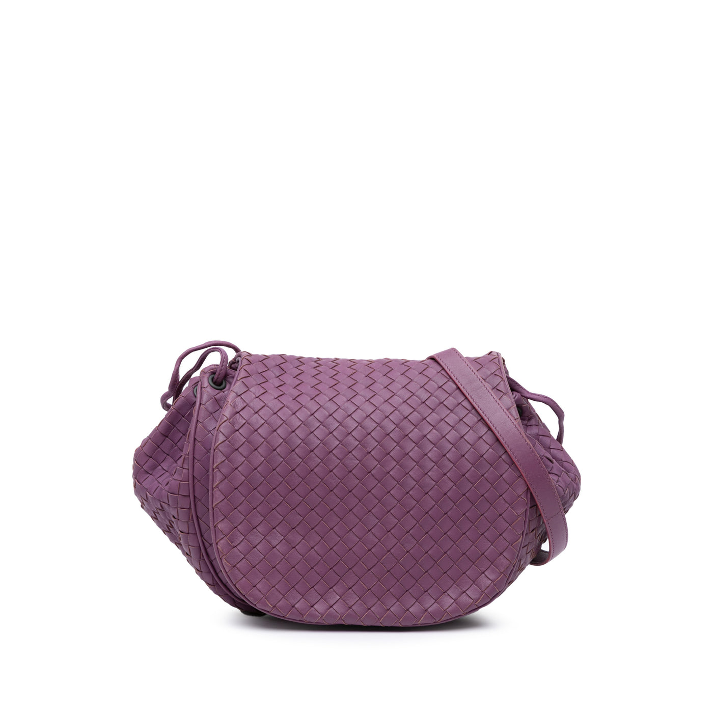 Nappa Intrecciato Flap Crossbody - Image 1