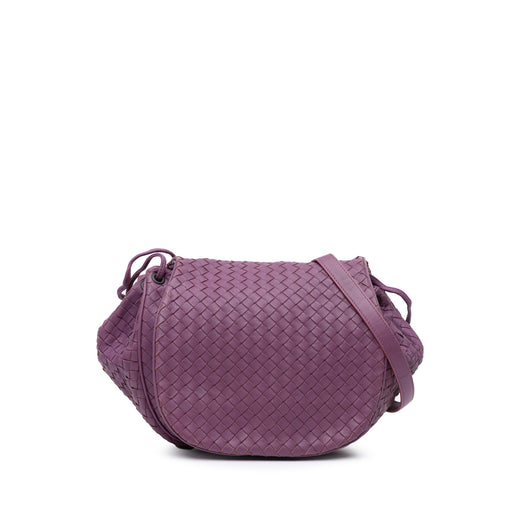 Nappa Intrecciato Flap Crossbody - Image 1