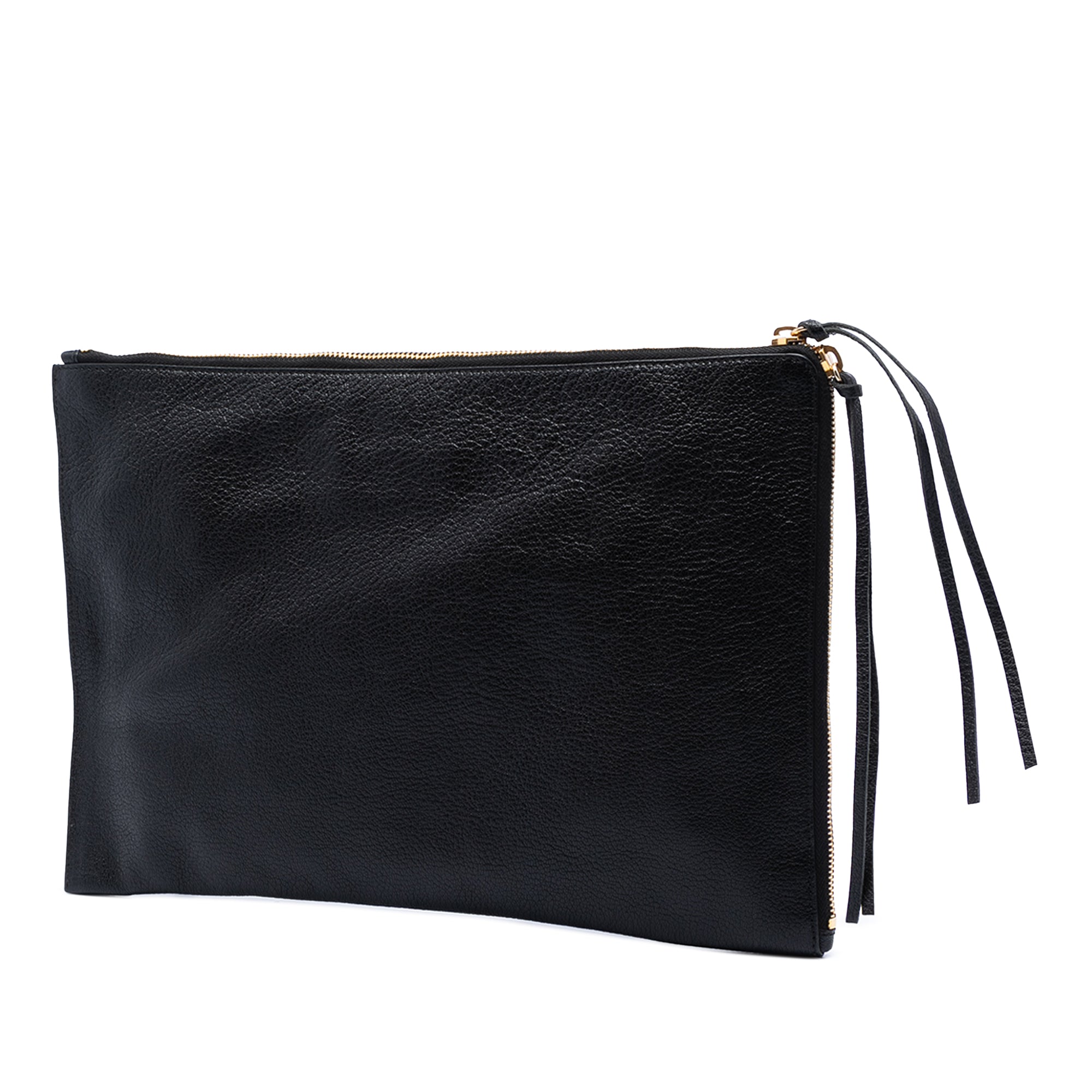 Goatskin Motocross Classic Metallic Edge Clutch - Image 2