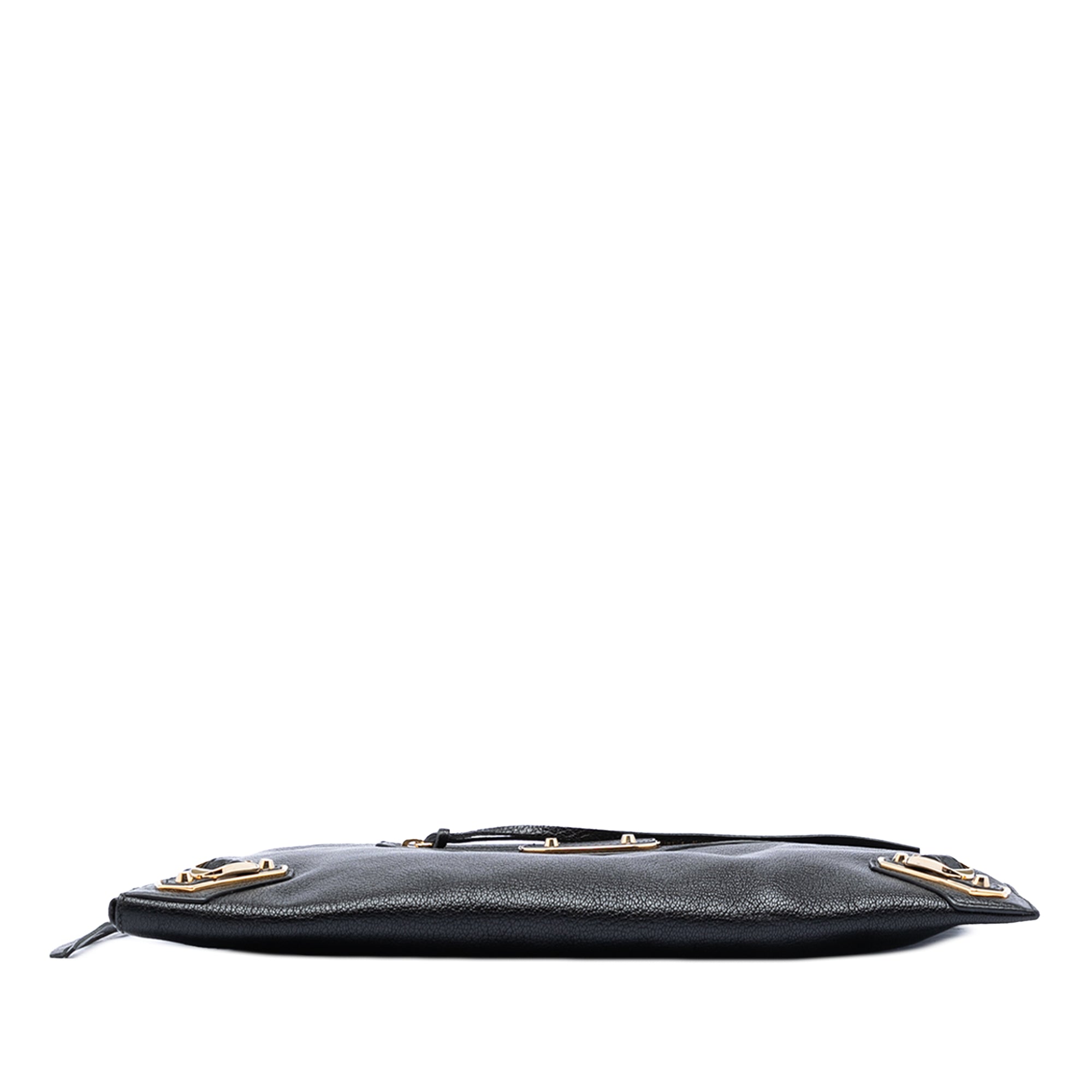 Goatskin Motocross Classic Metallic Edge Clutch - Image 3