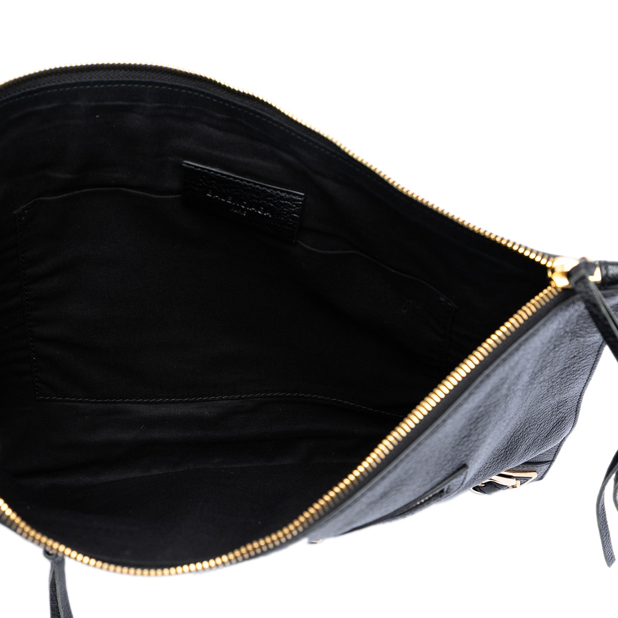 Goatskin Motocross Classic Metallic Edge Clutch - Image 4