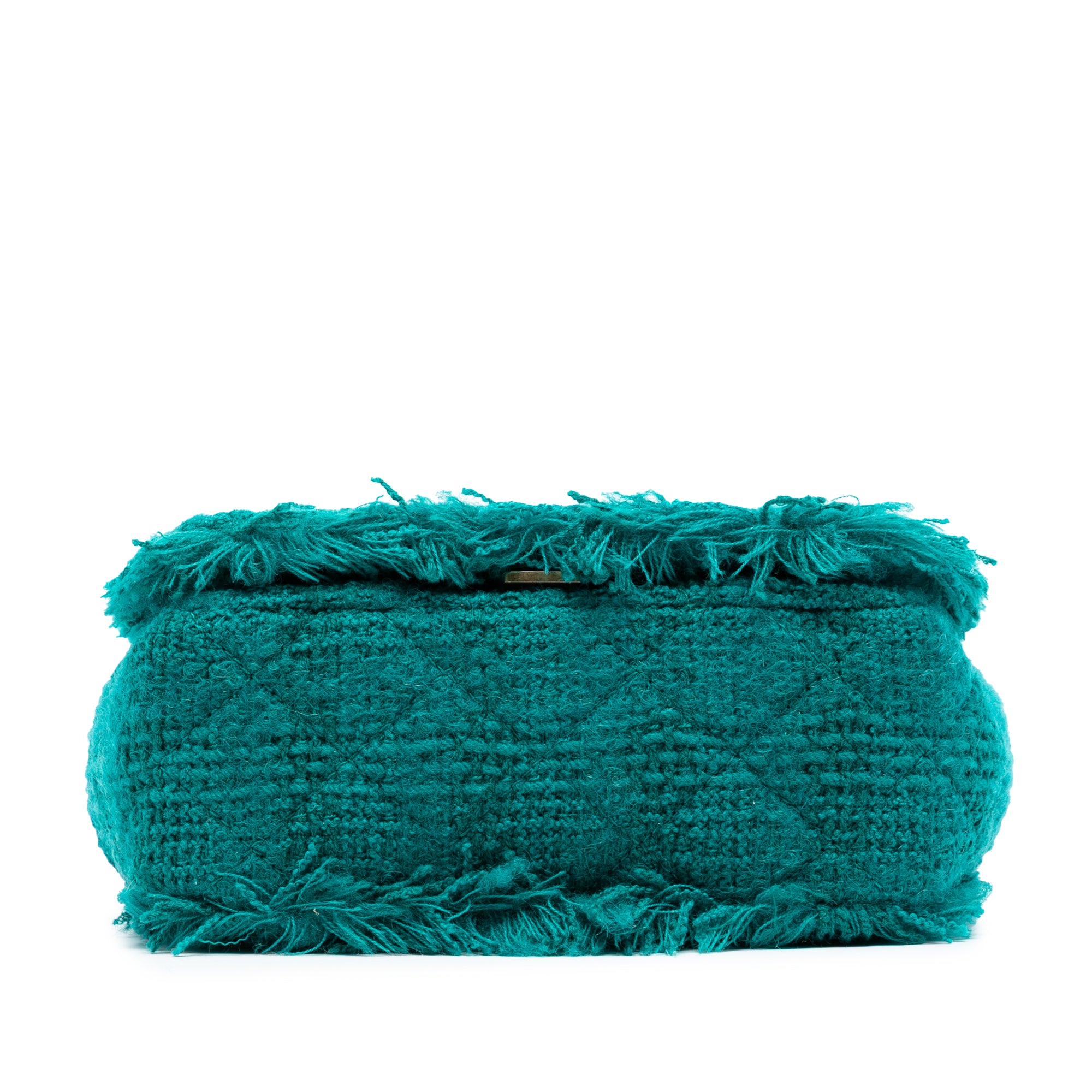 Small Wool Tweed Giant Logo Flap - Image 3