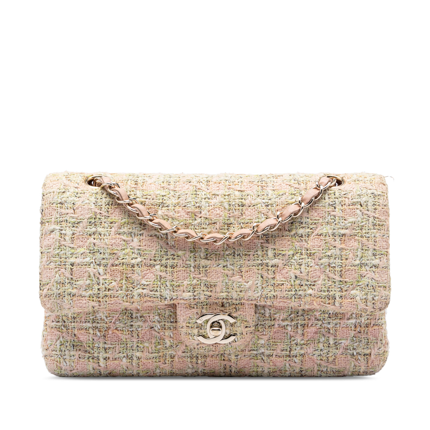 Medium Classic Tweed Double Flap - Image 1