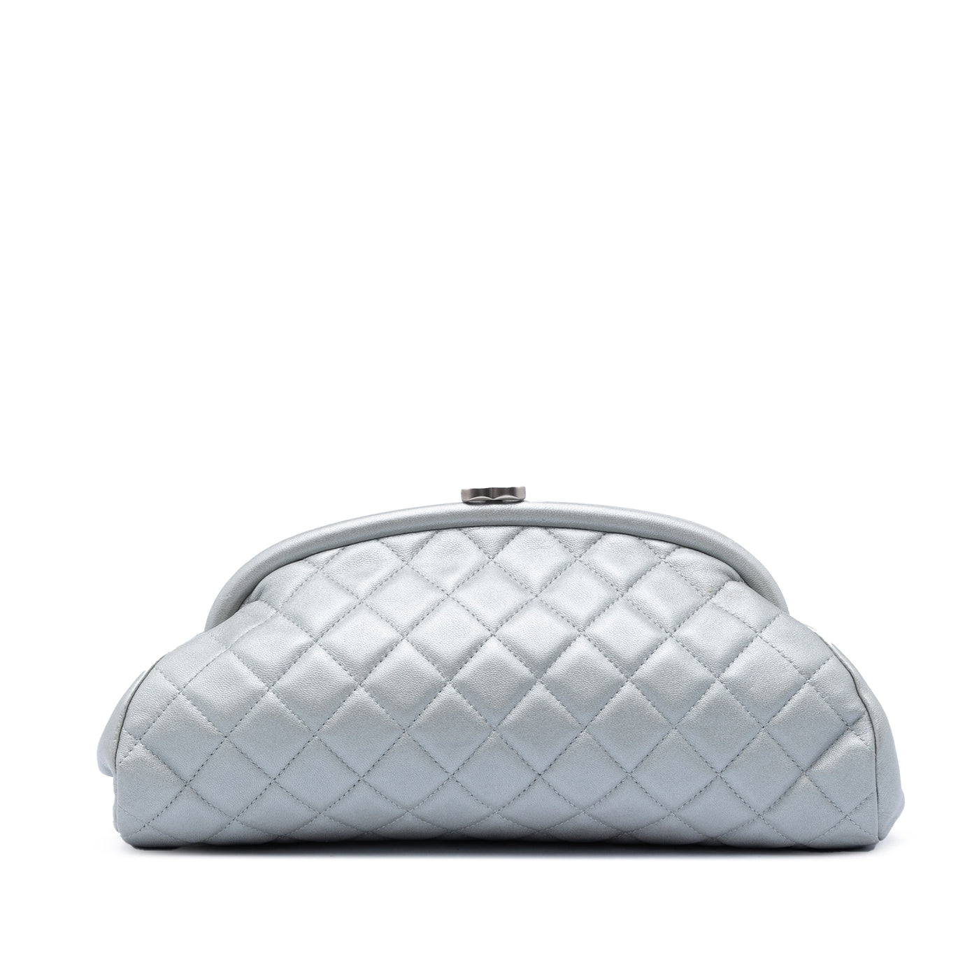Quilted Lambskin Timeless Kisslock Clutch - Image 1