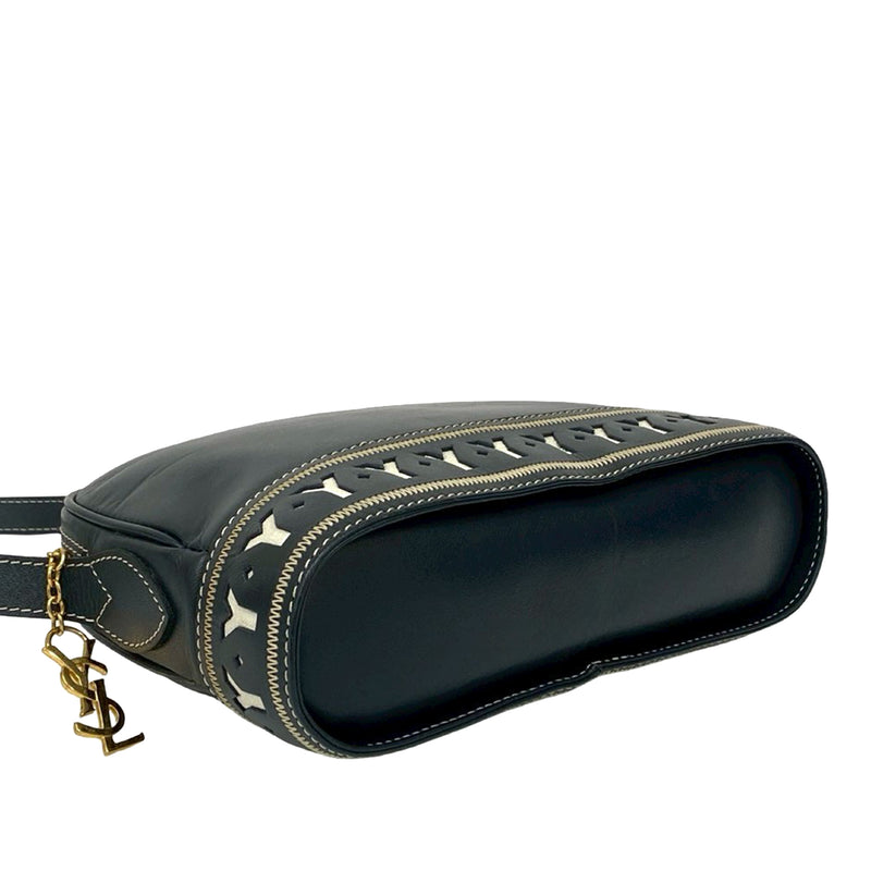 Leather Y Cutout Crossbody - Image 3