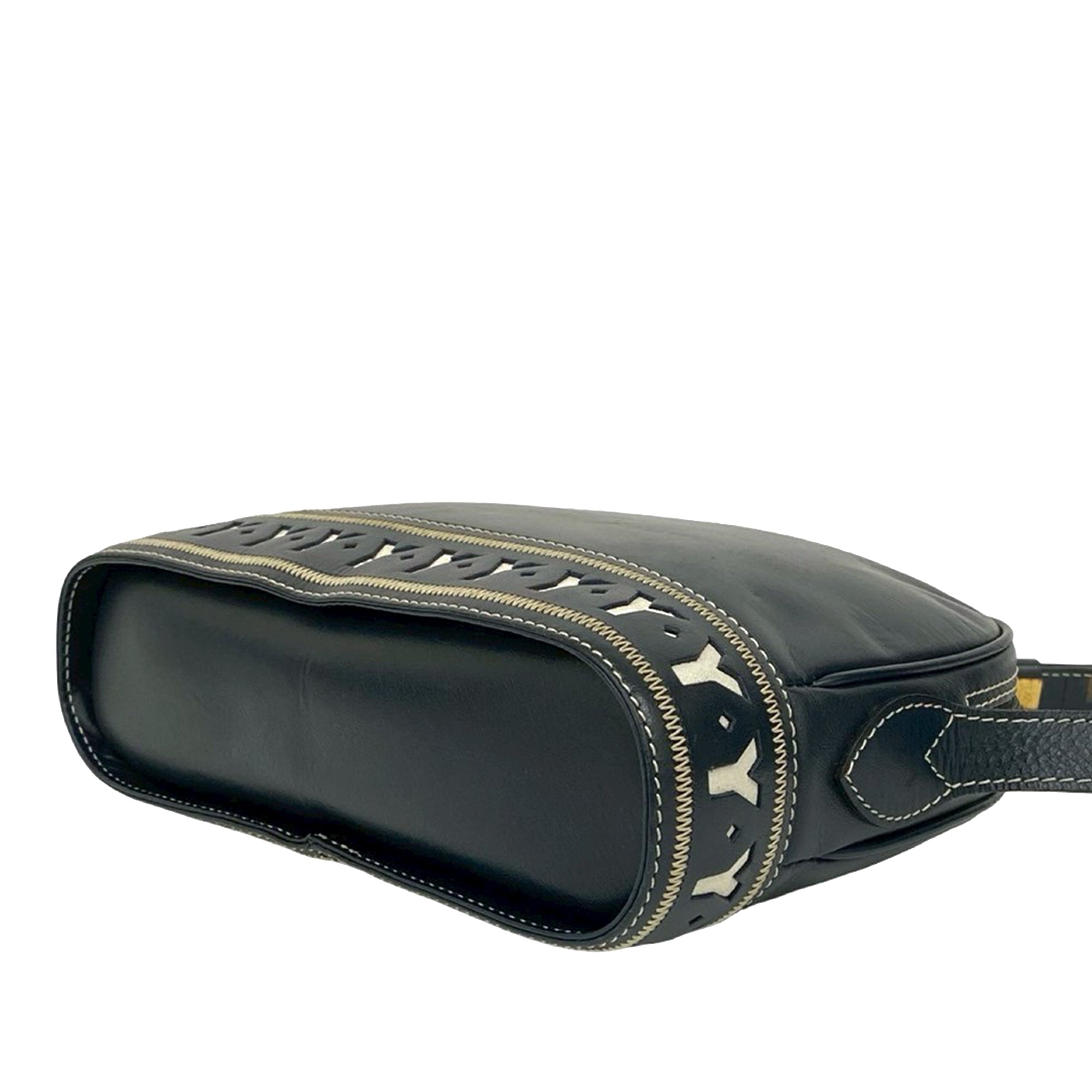 Leather Y Cutout Crossbody - Image 4