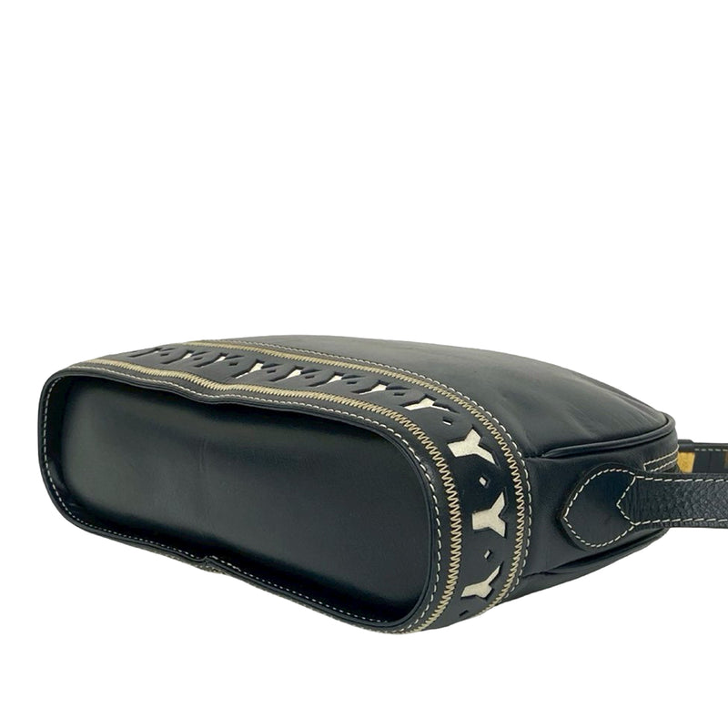 Leather Y Cutout Crossbody - Image 4