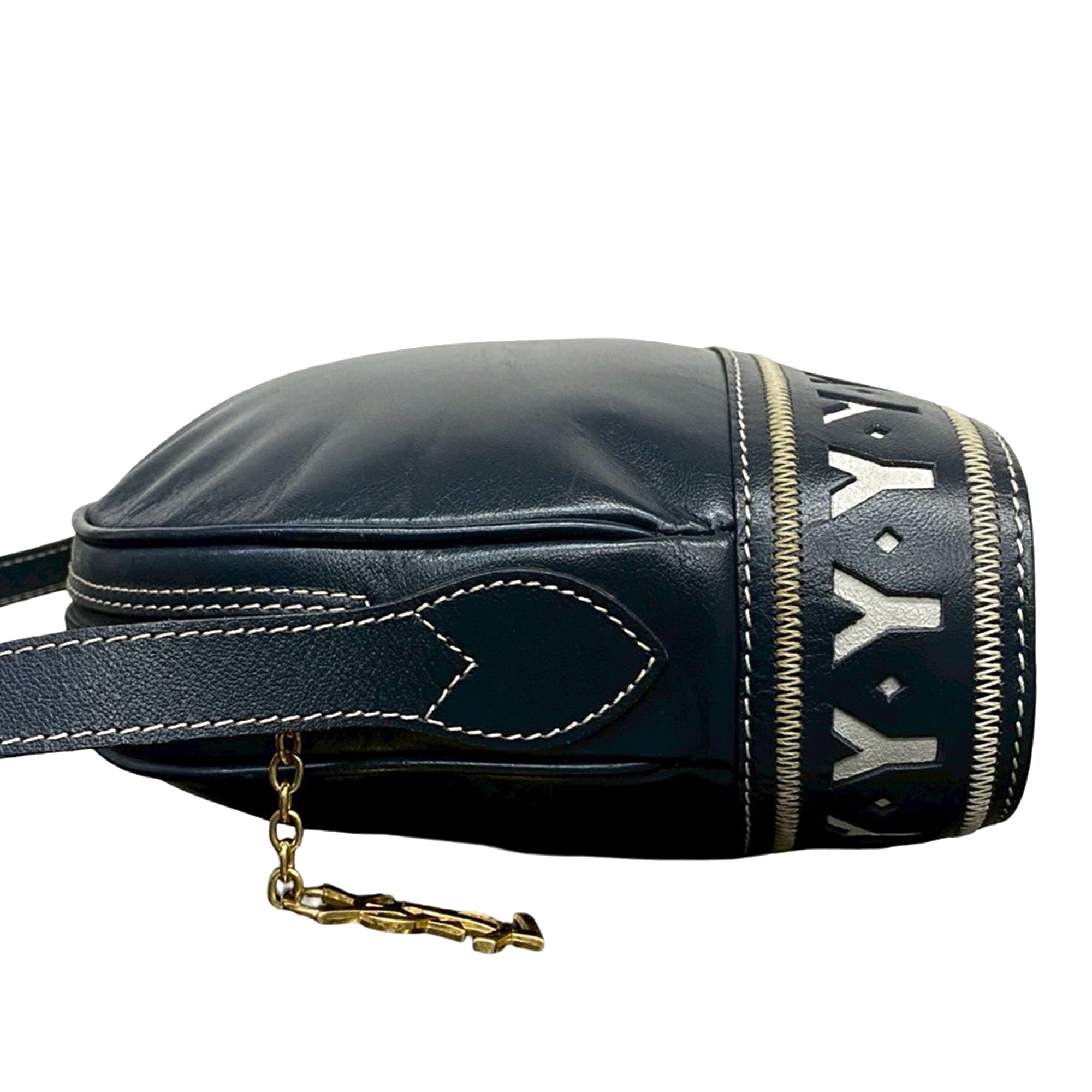 Leather Y Cutout Crossbody - Image 7
