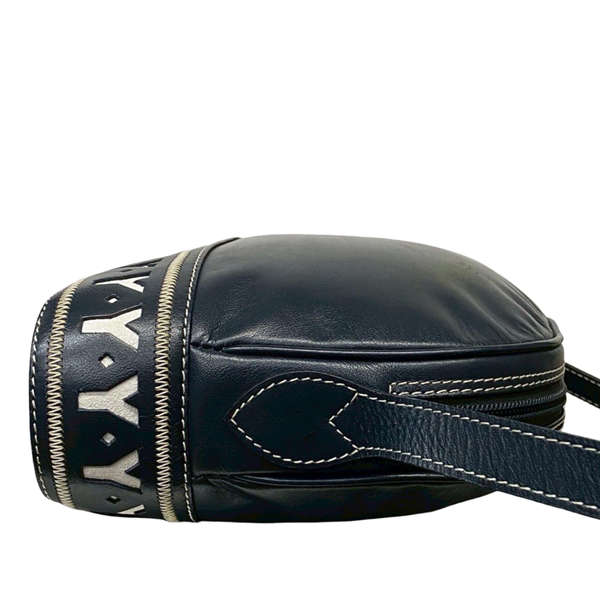 Leather Y Cutout Crossbody - Image 8