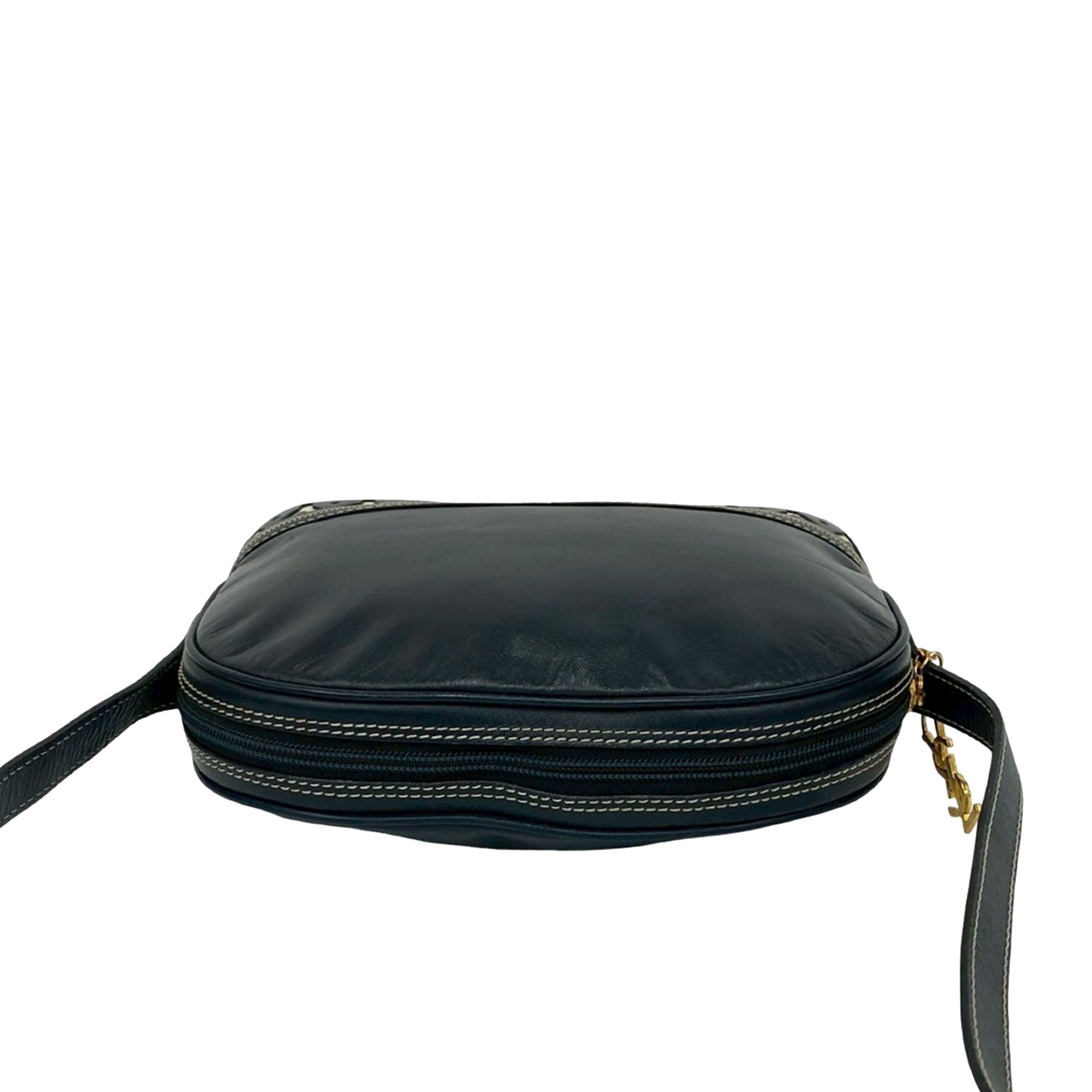Leather Y Cutout Crossbody - Image 9