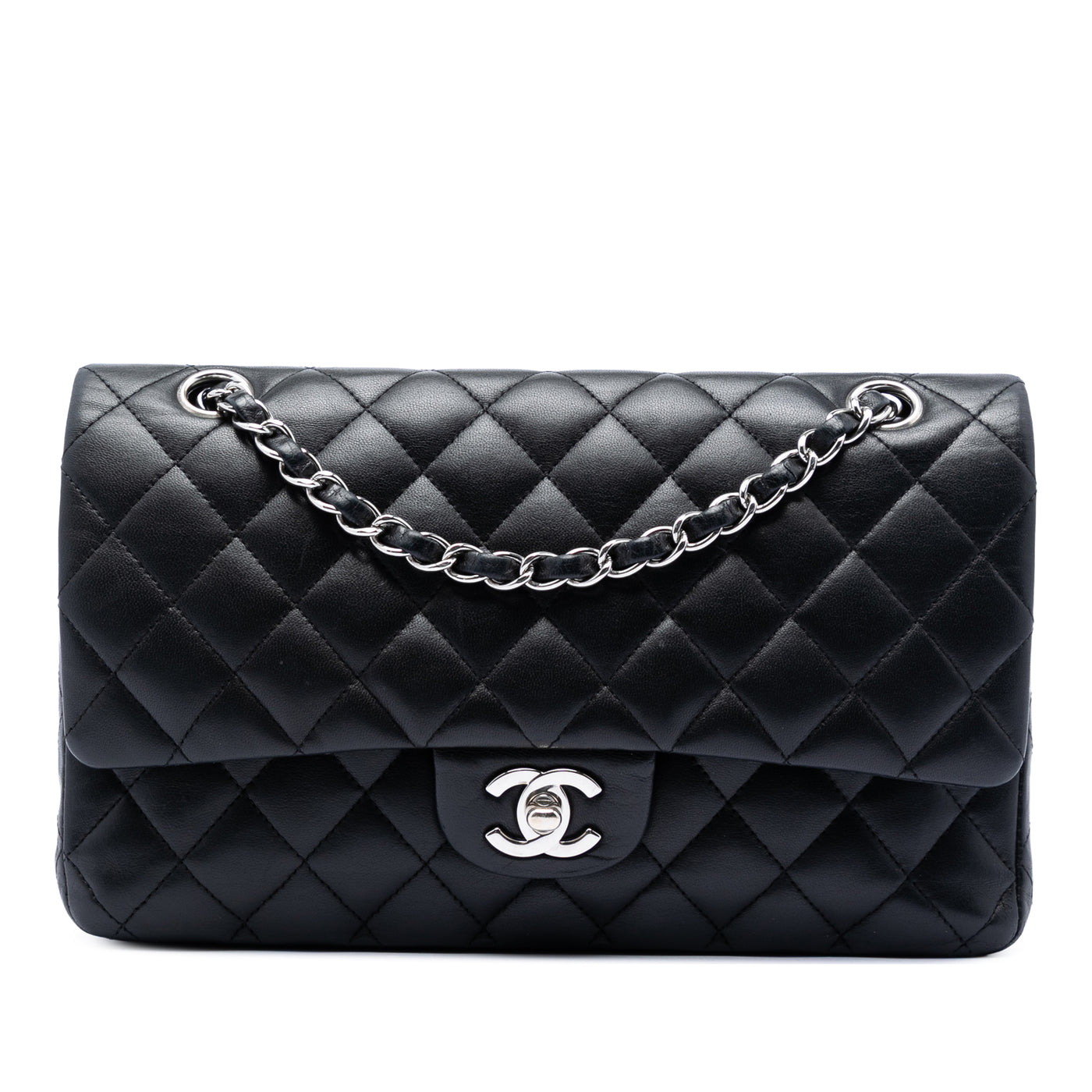 Medium Classic Lambskin Double Flap - Image 1