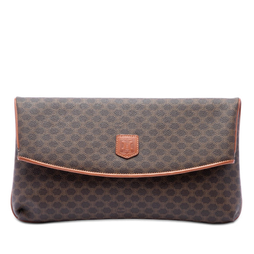 Macadam Coated Canvas Clutch - Image 1