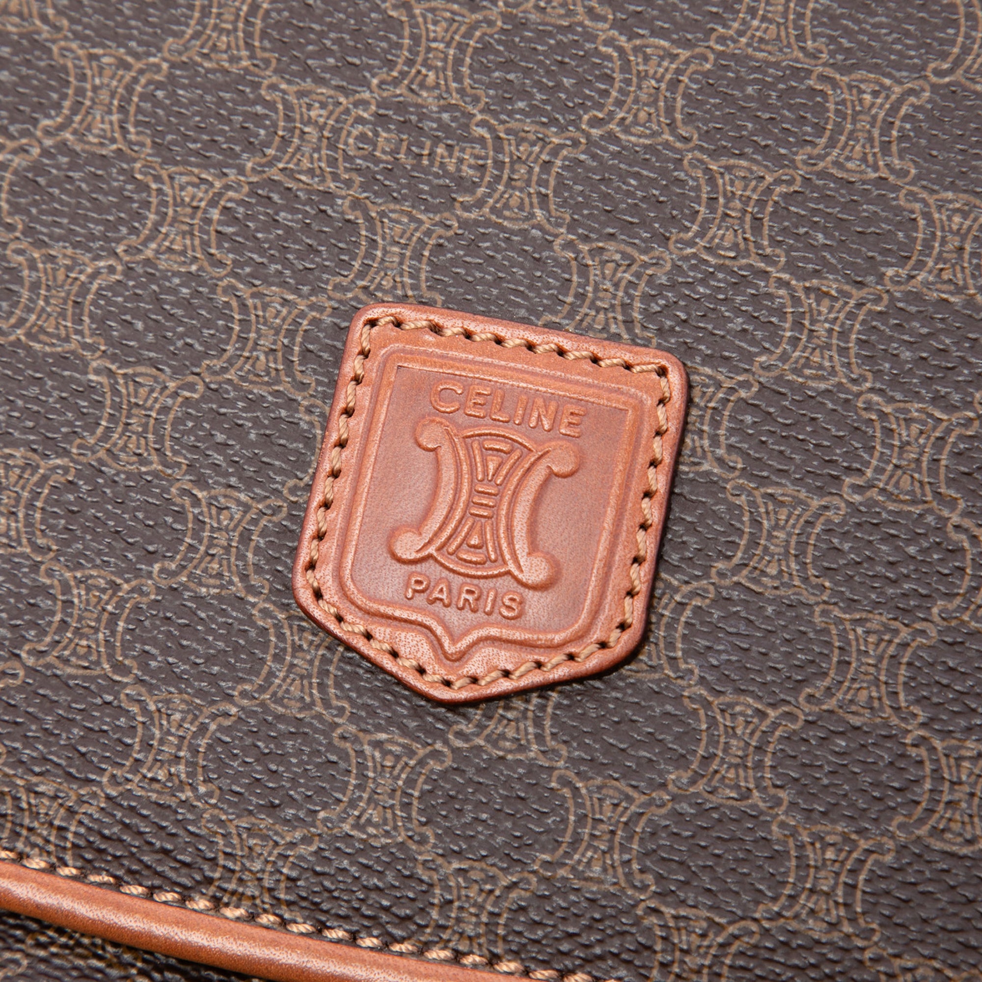 Macadam Coated Canvas Clutch - Image 5