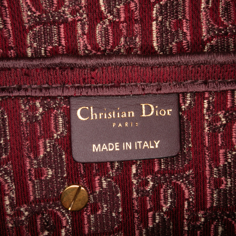 Oblique Velvet Embroidered Saddle Bag - Image 5