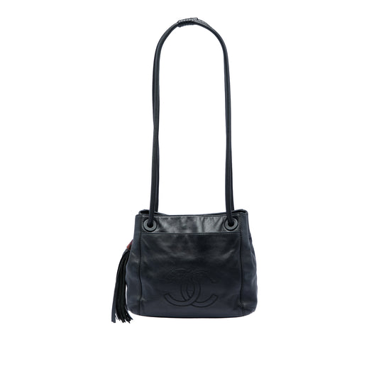 CC Lambskin Tassel Shoulder Bag - Image 1