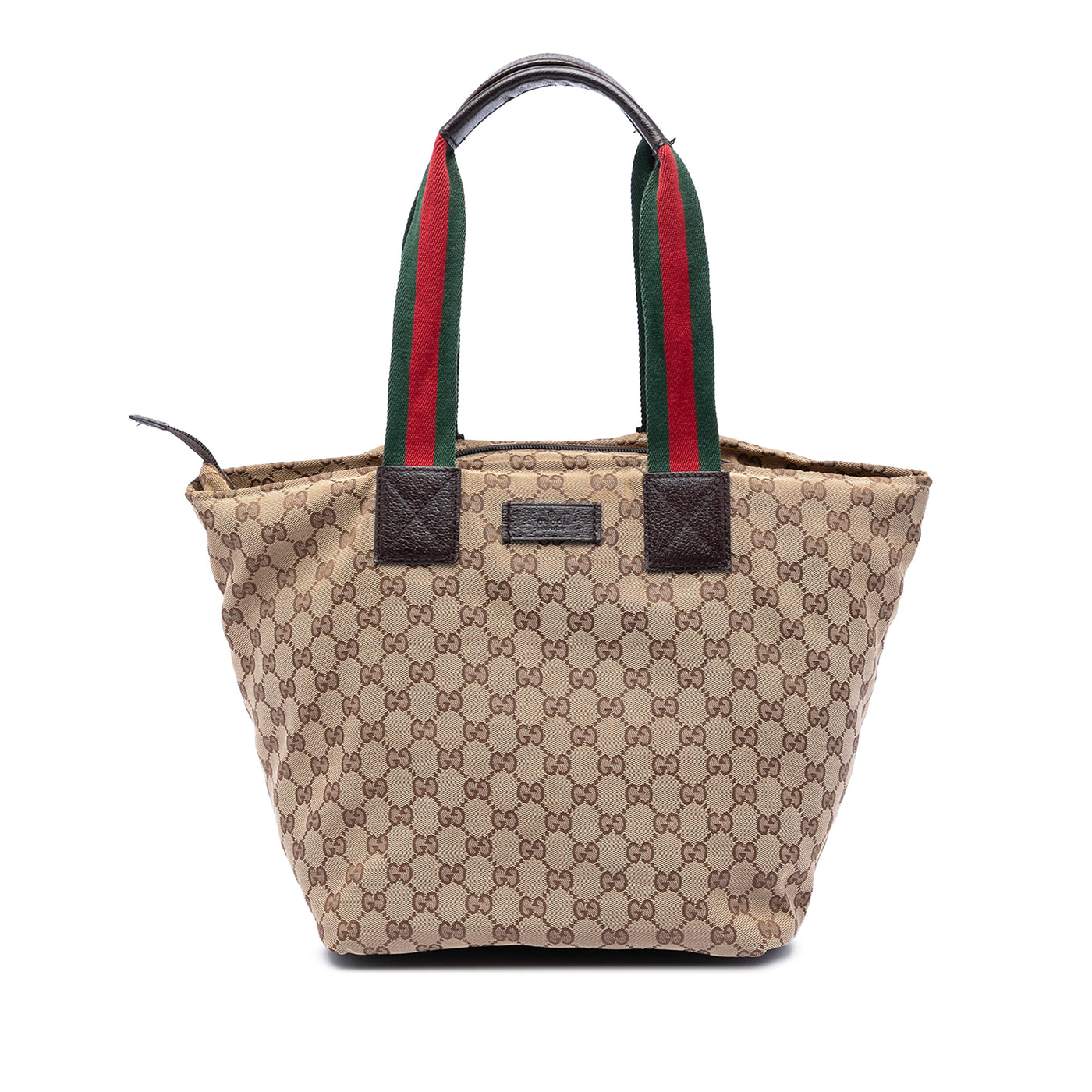 GG Canvas Web Tote - Image 1