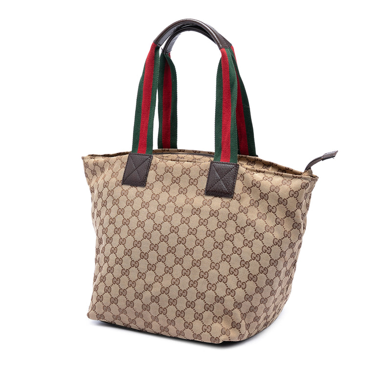 GG Canvas Web Tote - Image 2